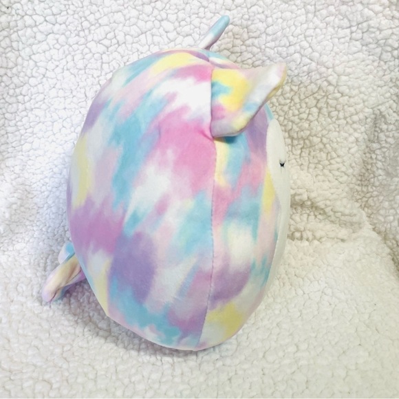 9" Squishmallow Lesedi Rainbow Owl Official Kellytoy Plush Toy - Picture 6 of 7
